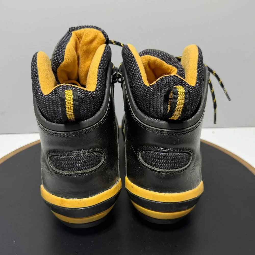 LL Bean Gore-Tex Ski Boots Men 9.5 SNS Profil Black Yellow Cross Country Ski